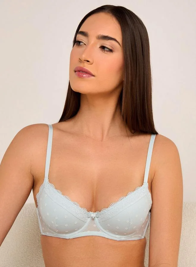 سبلاش فيڤ Mesh And Lace Bra